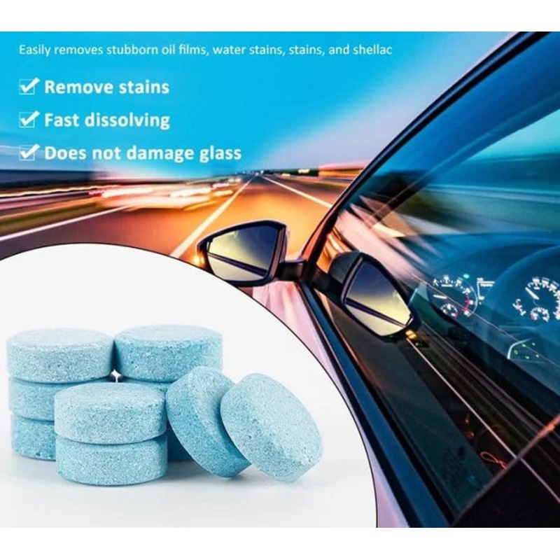 10 Pcs Glass Cleaning Tablet