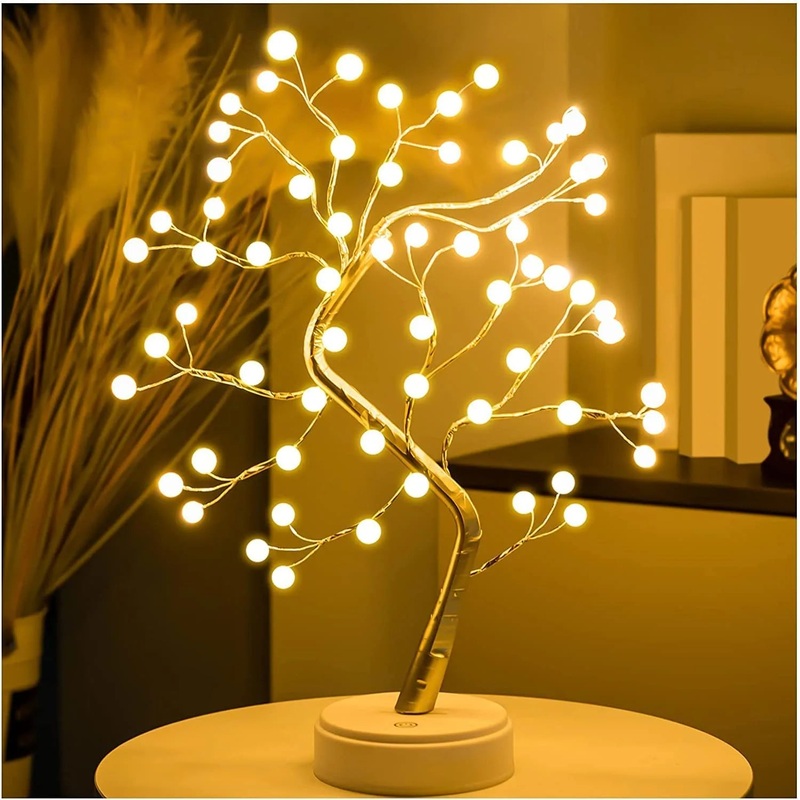 Tree Light with Touch Switch – Battery/USB Operated Decorative Lamp