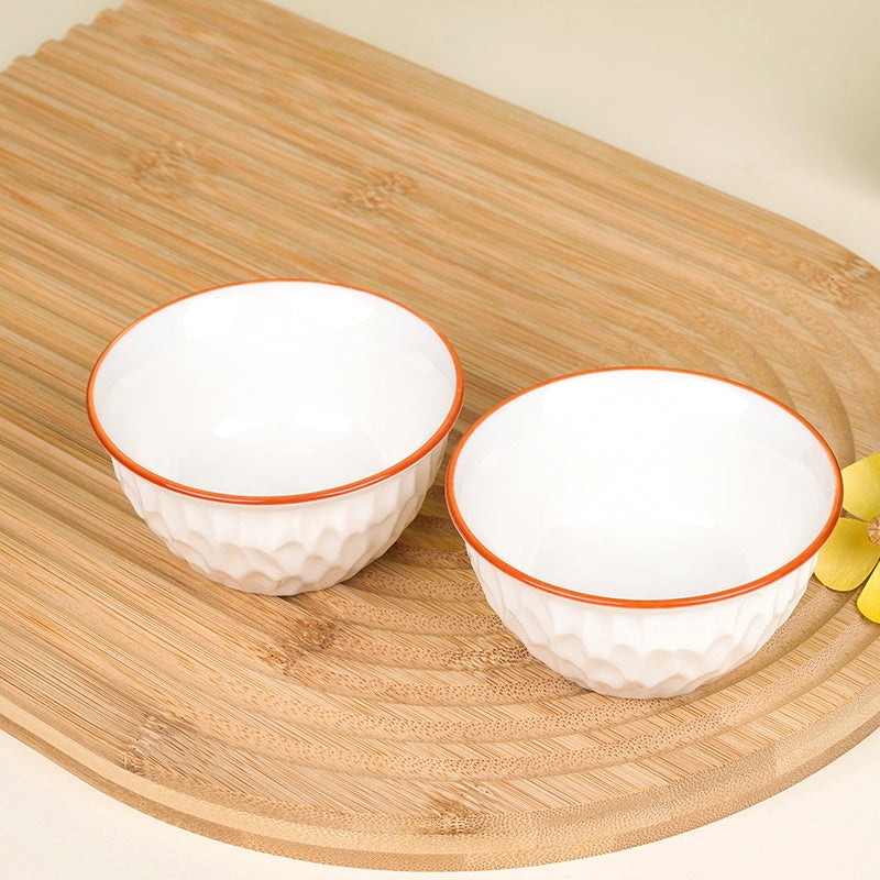 White Grain Ceramic Cup