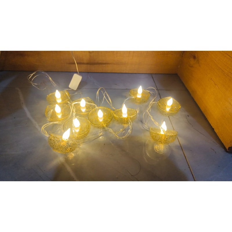 10 Diya String Light