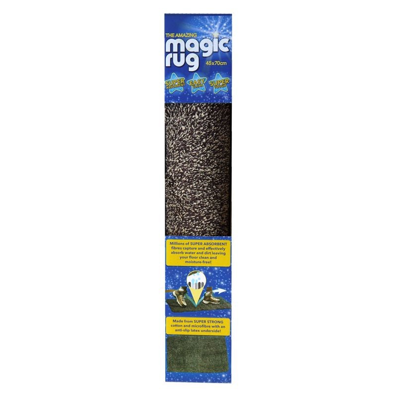 45x70cm The Amazing Magic Rug Poly – Medium Brown Mix