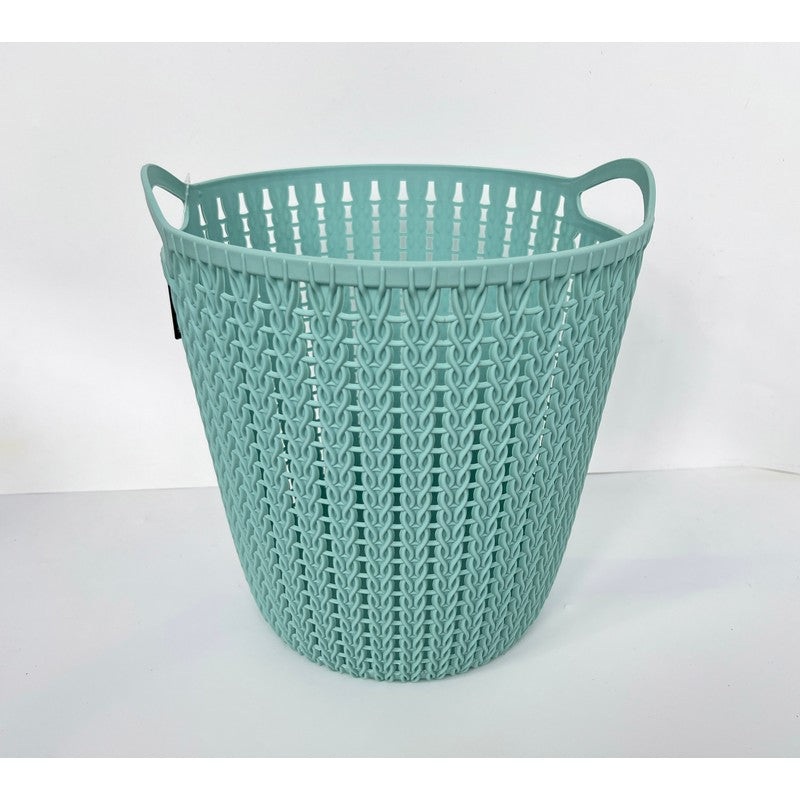 Plastic Basket 19.5 Litres – Green by EA Living
