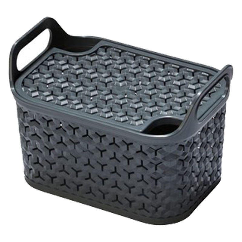 Plastic Storage Box 5 Litres – Dark Grey Urban by Strata