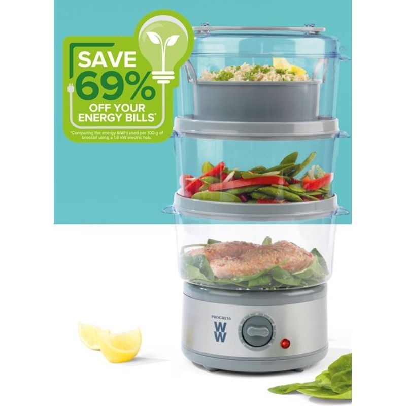 3 Tier Food Steamer By Progress WW – 7.5L