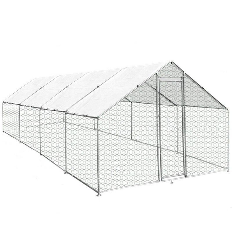 Raven Roam 9′ 10 x 26′ 2 Apex Chicken Run – Classic