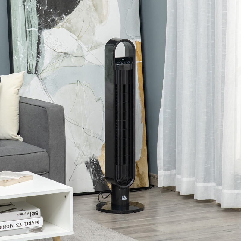 39 Anion Freestanding Tower Fan Cooling for Bedroom with Oscillating