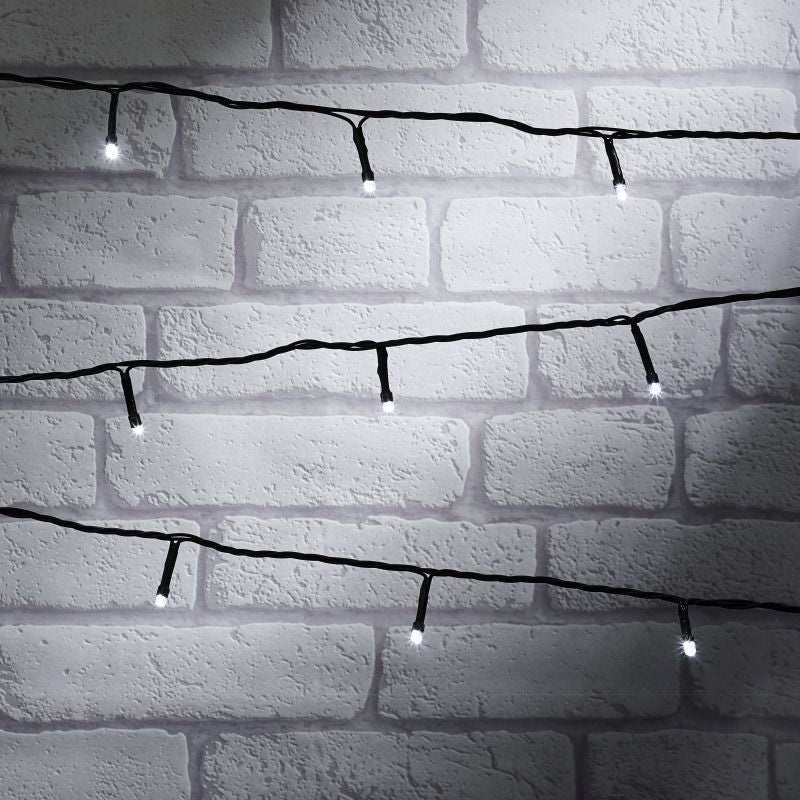 String Fairy Christmas Lights Animated White Indoor 200 LED – 15m by Astralis