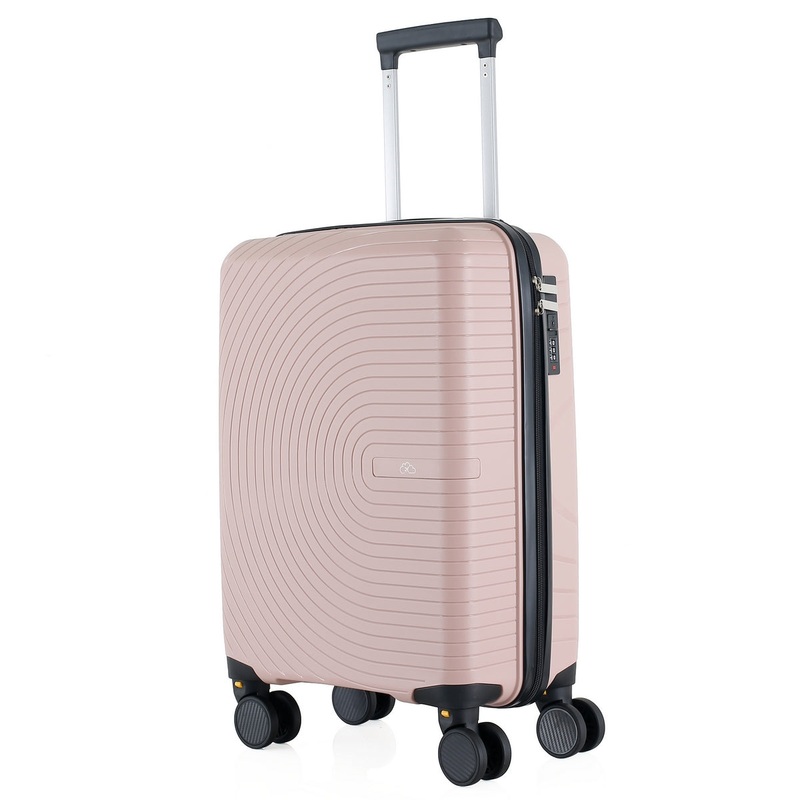Wheeled Cabin Suitcase 28 Litre – Pink Champagne