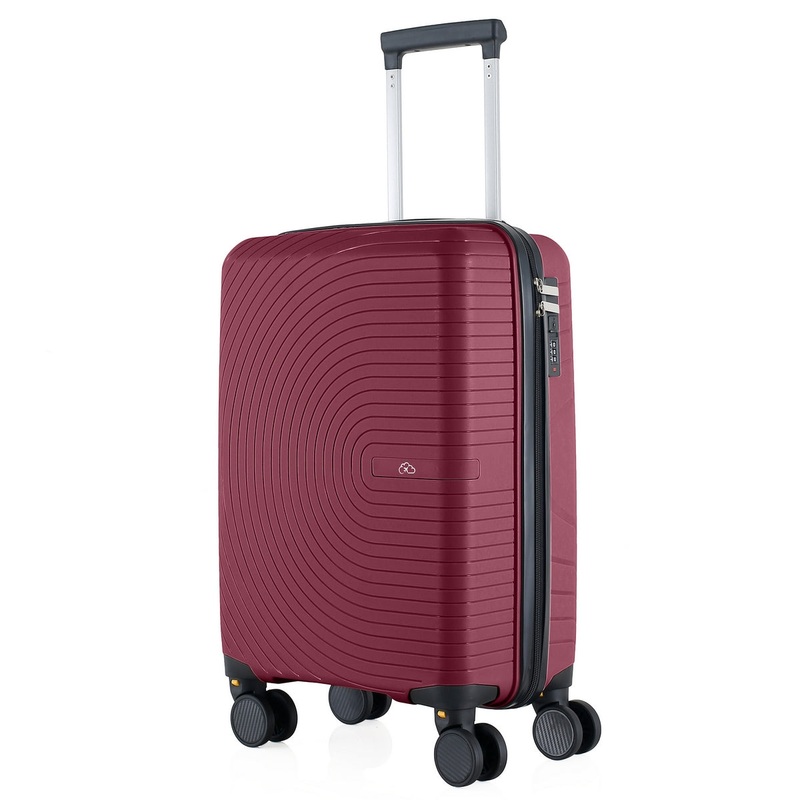 Wheeled Cabin Suitcase 28 Litre – Burgundy
