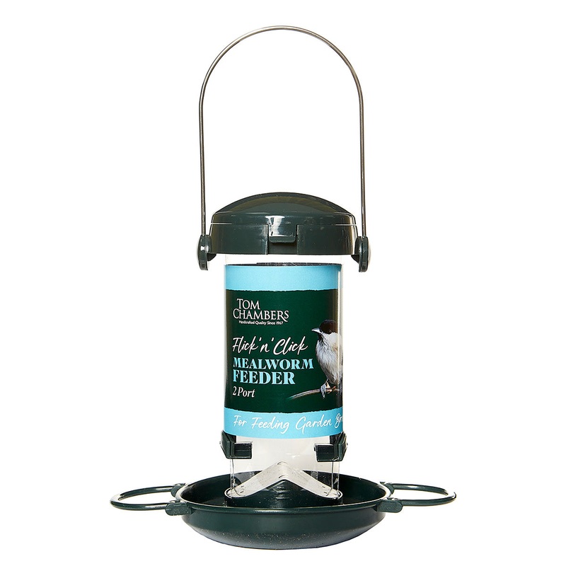 2 Port Flick ‘n Click Mealworm Feeder By Tom Chambers