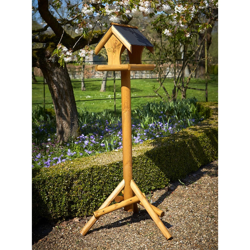 Acorn Design Wooden Bird Table By Tom Chambers