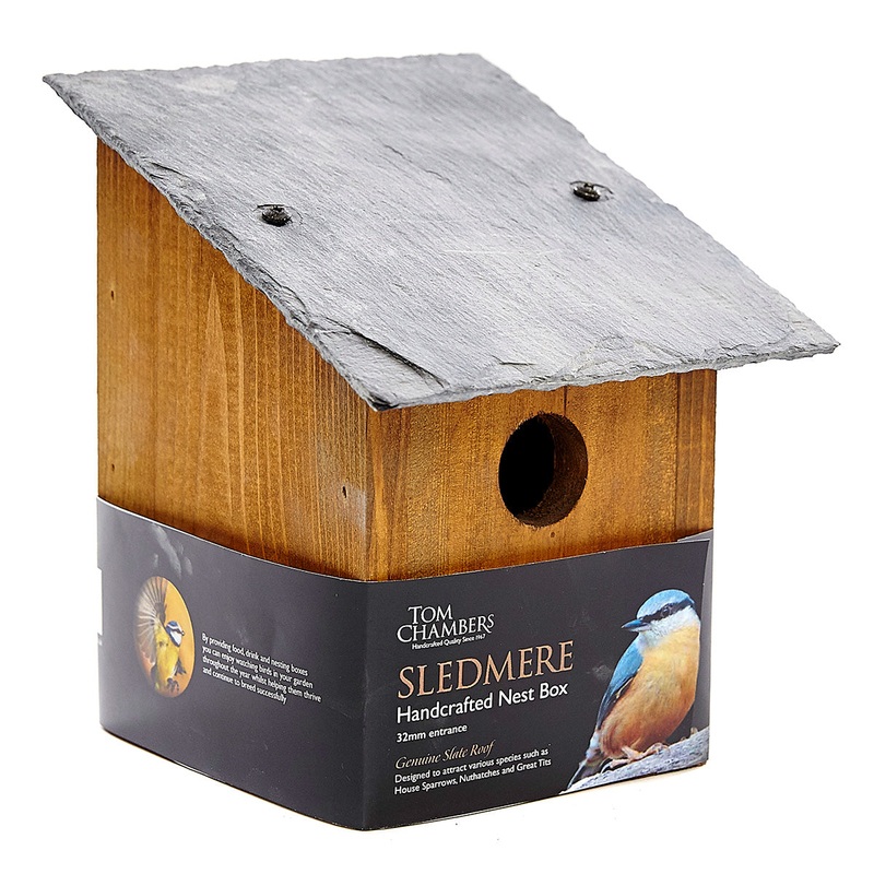Sledmere Handcrafted Nest Box – 32mm Entrance By Tom Chambers