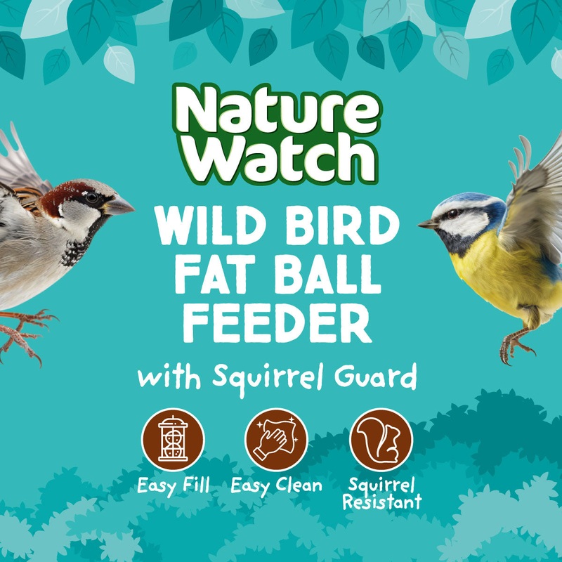 Wild Bird Fat Ball Feeder Squirrel Resistant By Nature Watch
