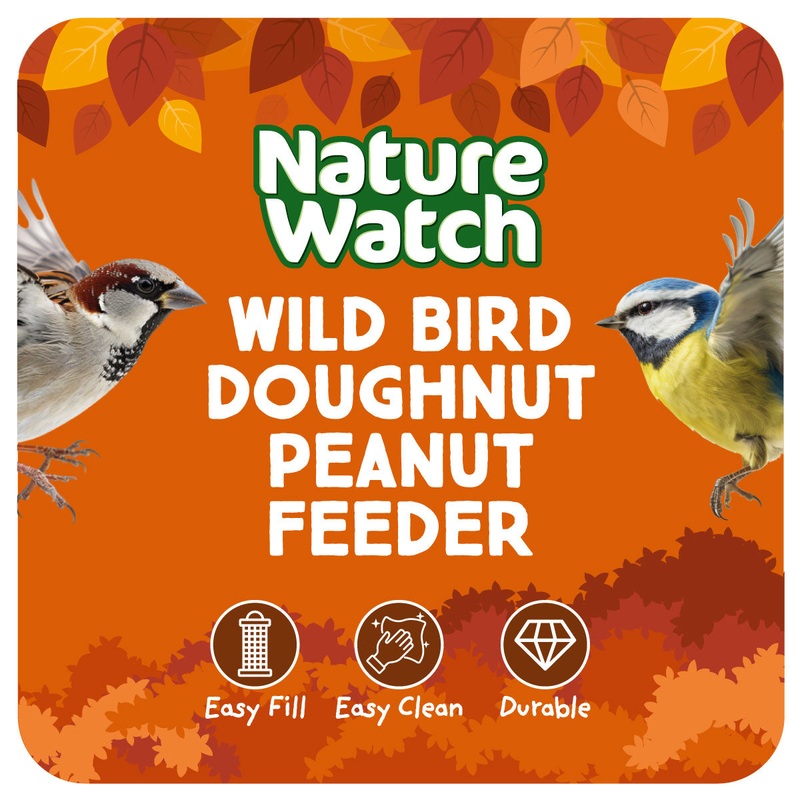 Wild Bird Peanut Feeder Doughnut Shape By Nature Watch