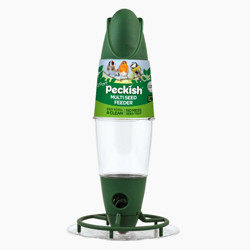 3 Port Multi Seed Bird Feeder By Peckish – 36cm