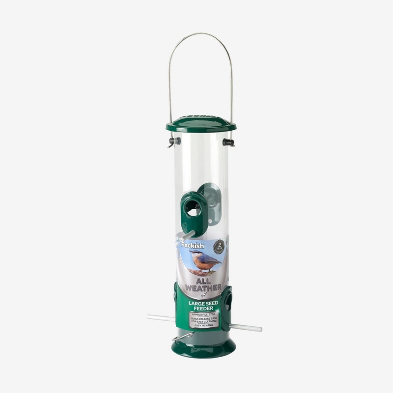 Seed Bird Feeder All Weather By Peckish – Large 31cm