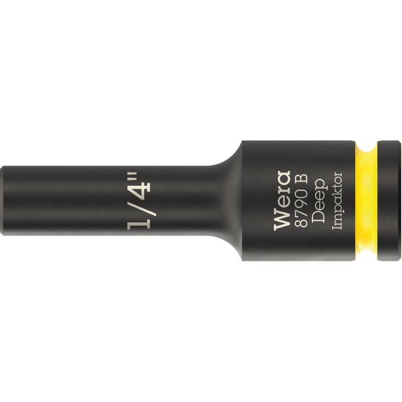 Wera 8790 B Impaktor Deep Socket with 3/8 drive, 1/4