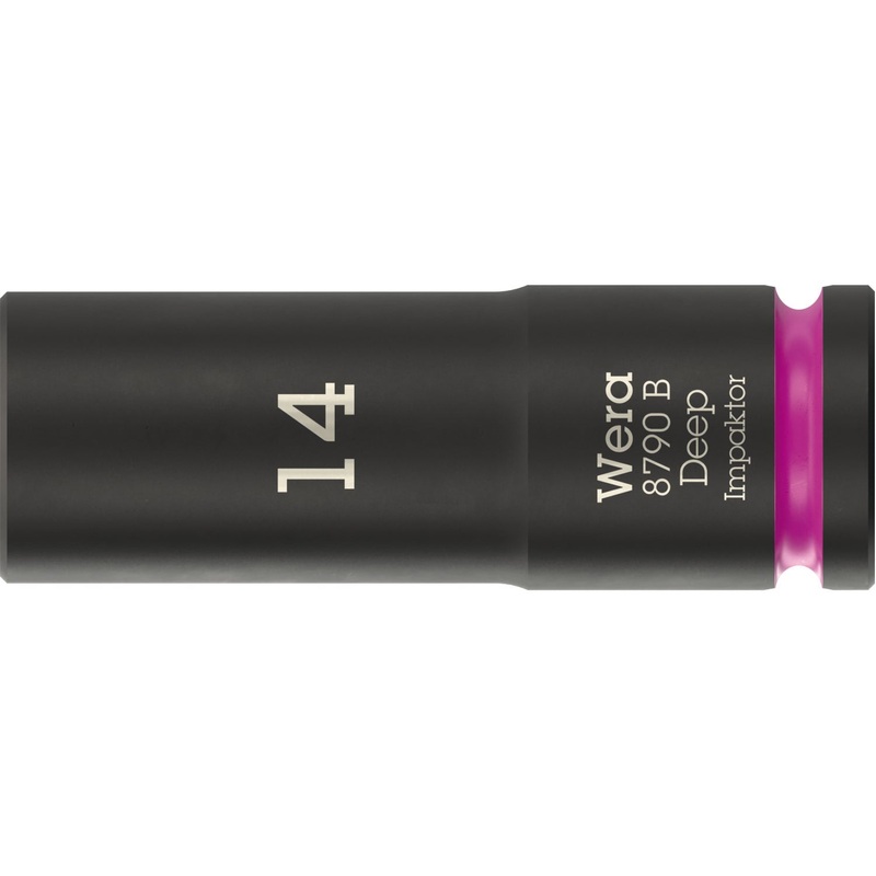 Wera 8790 B Impaktor Deep Socket with 3/8 drive, 14 mm