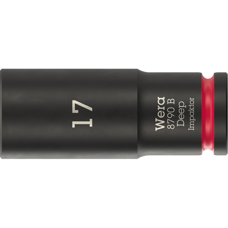 Wera 8790 B Impaktor Deep Socket with 3/8 drive, 17 mm