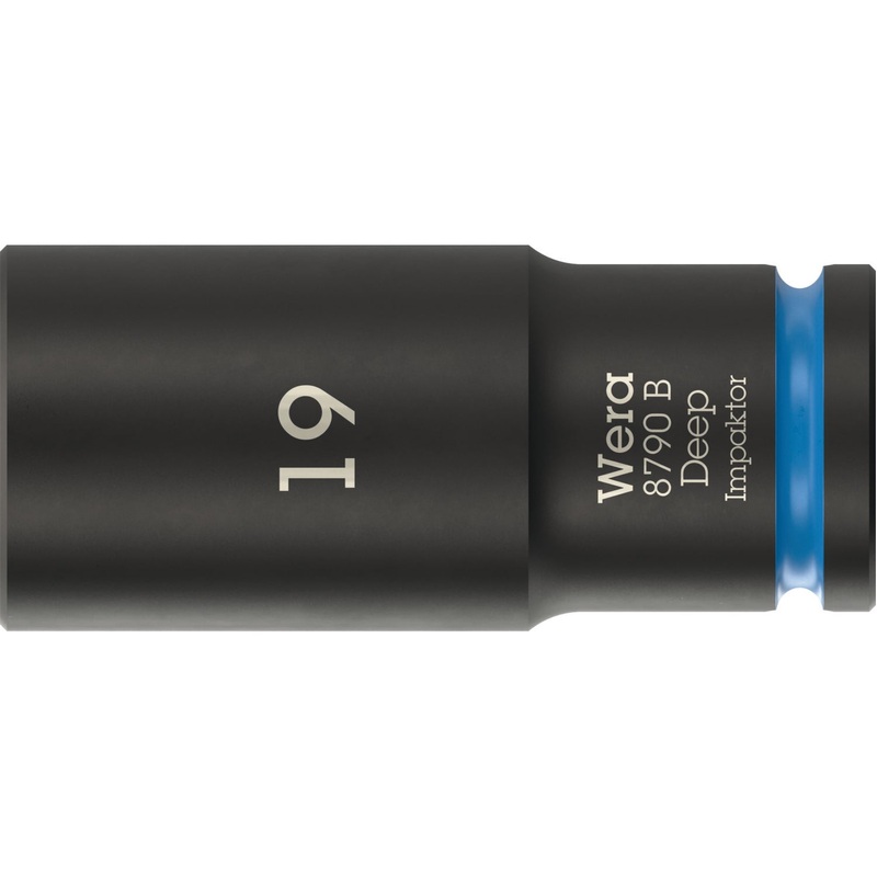 Wera 8790 B Impaktor Deep Socket with 3/8 drive, 19 mm