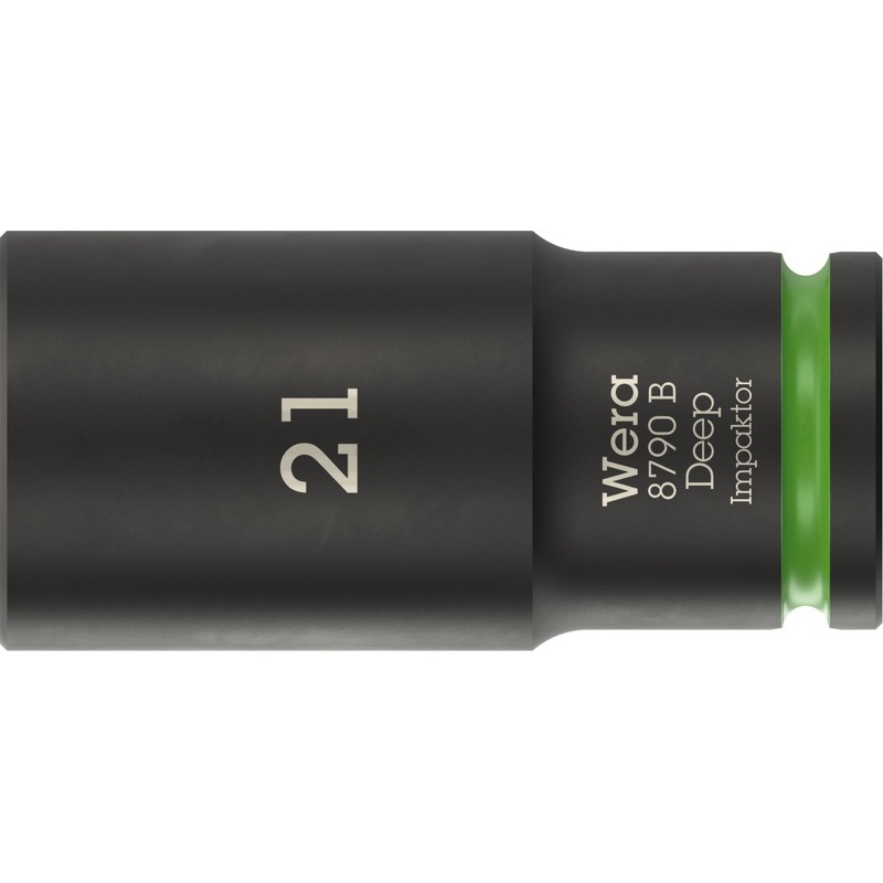 Wera 8790 B Impaktor Deep Socket with 3/8 drive, 21 mm