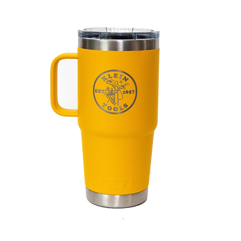 Klein Tools 20oz Custom Yeti Rambler – Yellow